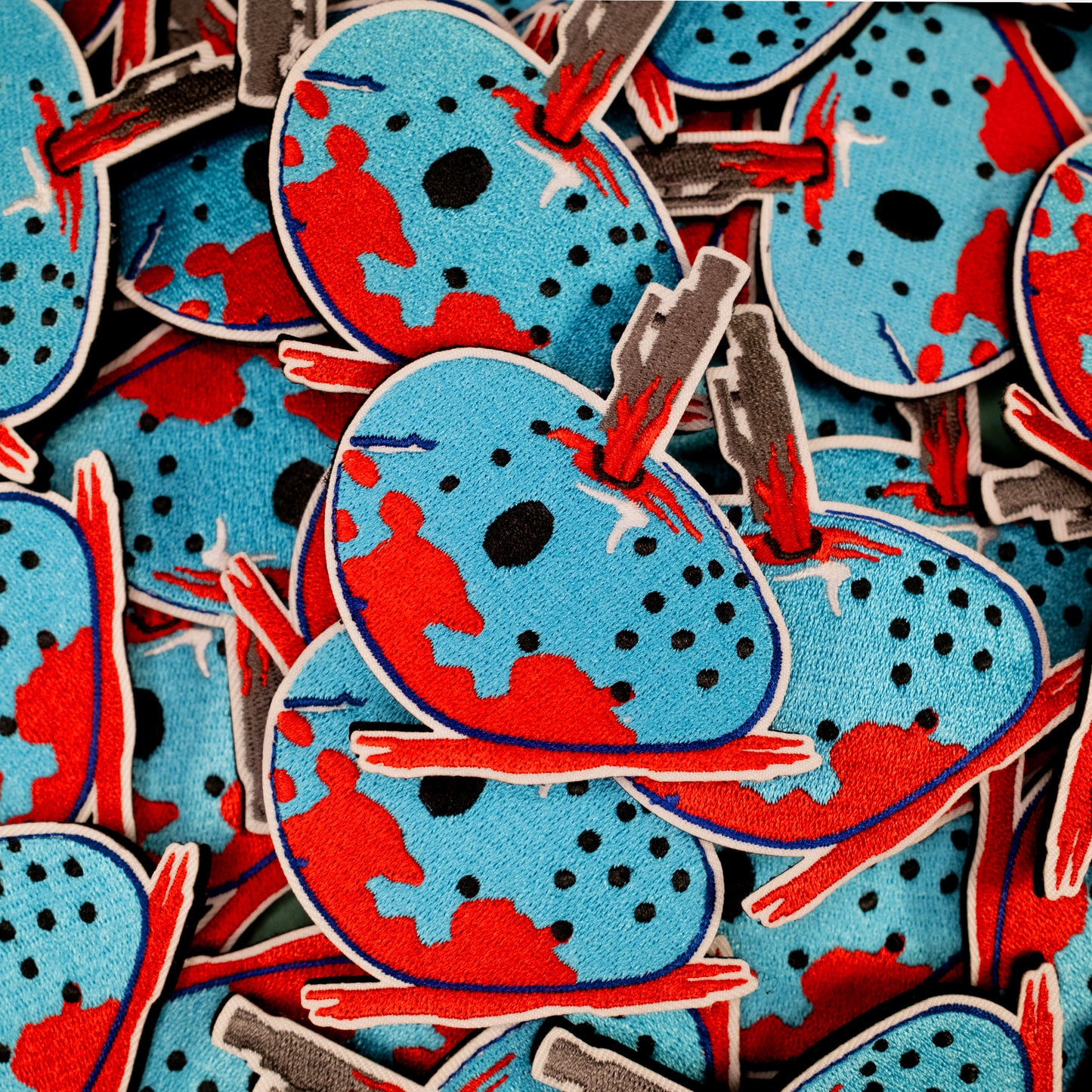 Embroidered "Crimson" Patch