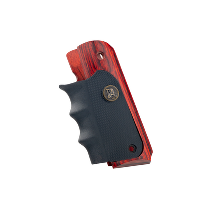Pachmayr 1911 Finger Groove Grips (Rosewood)